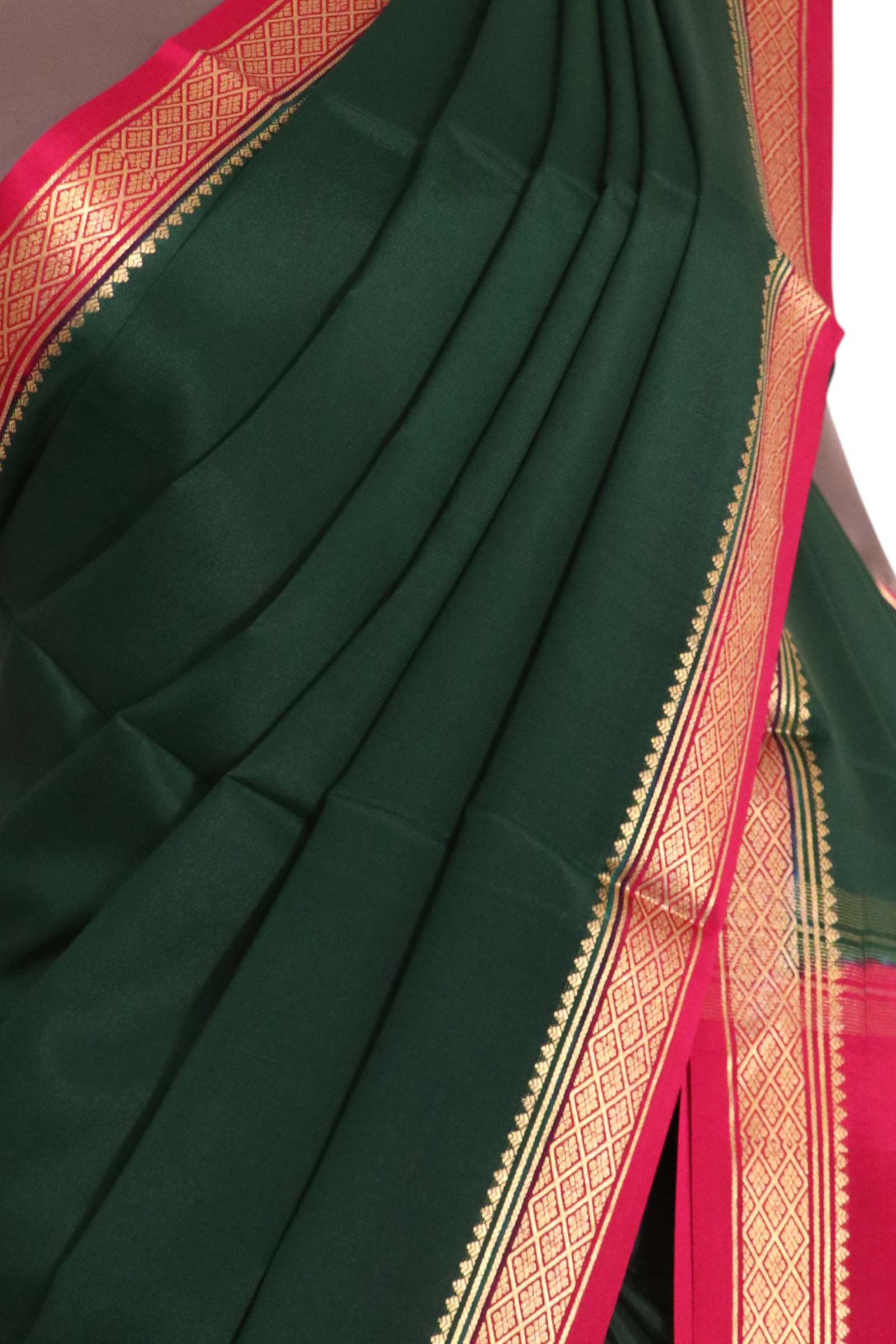 Pure Mysore Crepe Silk Saree AL207225